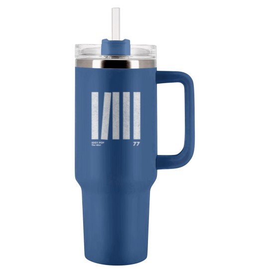 Discover Iggy Pop The Idiot / Minimal Graphic Design Tribute - Iggy Pop - Tumblers 40 Oz With Handle