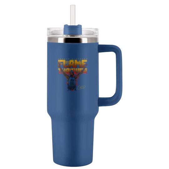 Discover Jordan Clarkson Flamethrower - Jordan Clarkson Utah Jazz - Tumblers 40 Oz With Handle