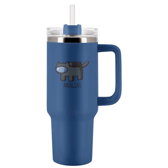 Discover Among Us black cat - Among Us - Tumblers 40 Oz With Handle
