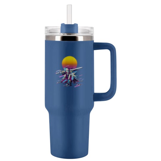 Discover Razor Genshin Impact 80s Retro Online Game Tumblers 40 Oz With Handle