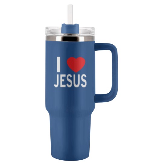 Discover I LOVE JESUS Tumblers 40 Oz With Handle