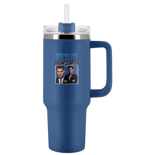 Discover Michael Bubl Vintage 90's Tumblers 40 Oz With Handle | Michael Bubl Tumblers 40 Oz With Handle