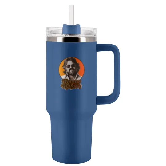 Discover Retro Kenny Rogers Country Tribute Classic Tumblers 40 Oz With Handle