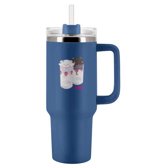 Discover Nana & Hachi - Kawaii version - Nana Anime - Tumblers 40 Oz With Handle