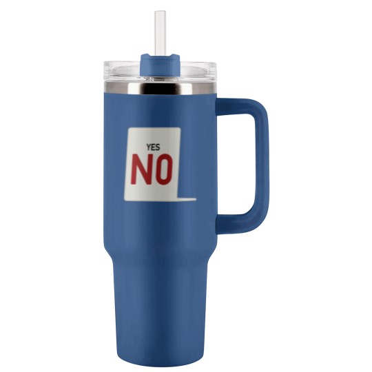 Discover Yes, NO - Casino - Tumblers 40 Oz With Handle