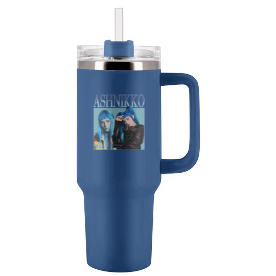 Discover Ashnikko Tumblers 40 Oz With Handle American Singer Pop Hip Hop Vintage Tumblers 40 Oz With Handle