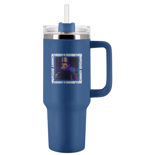 Discover Atrocity Exhibition Danny Brown Album Cover Tumblers 40 Oz With Handle | Danny Brown Hip Hop Tumblers 40 Oz With Handle