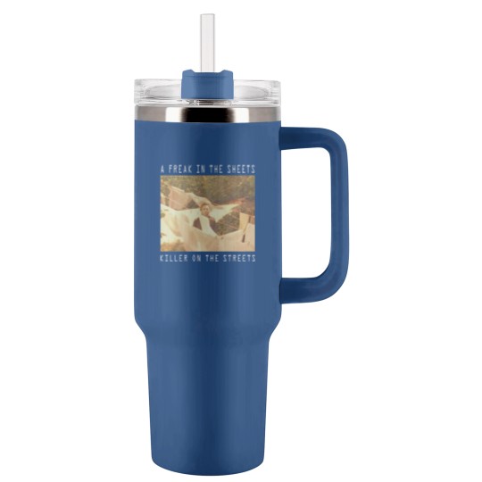 Discover A Freak In The Sheet Killer On The Streets, John Carpenter's HALLOWEEN Tumblers 40 Oz With Handle