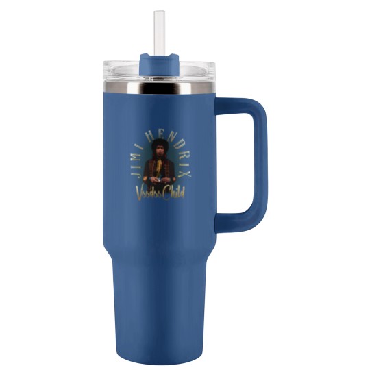 Discover Jimi Hendrix Gold Voodoo Child Tumblers 40 Oz With Handle