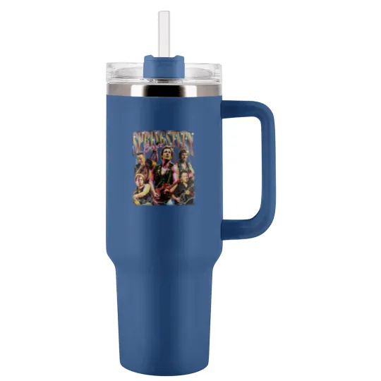 Discover Bruce Springsteen Graphic Bruce Springsteen Tumblers 40 Oz With Handle