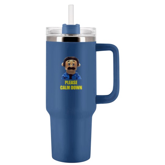 Discover Please Calm Down Awkward Puppets Diego Tumblers 40 Oz With Handle