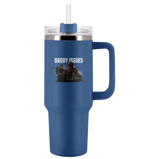 Discover Captain Price Daddy Issues Call of Duty Tumblers 40 Oz With Handle