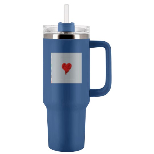 Discover Kanye West Tumblers 40 Oz With Handle - 808s & Heartbreak Unisex Tumblers 40 Oz With Handle