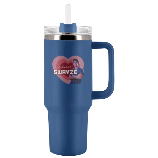 Discover Batshit Swayze Patrick Swayze Superfan Tumblers 40 Oz With Handle