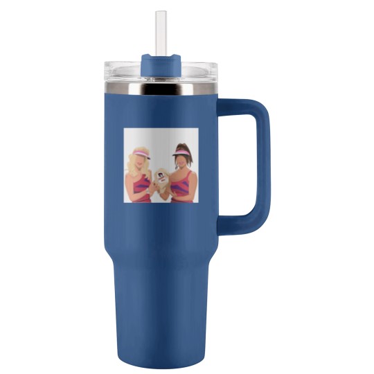 Discover SNL Super Showcase Maya Rudolph and Kristen Wiig Tumblers 40 Oz With Handle