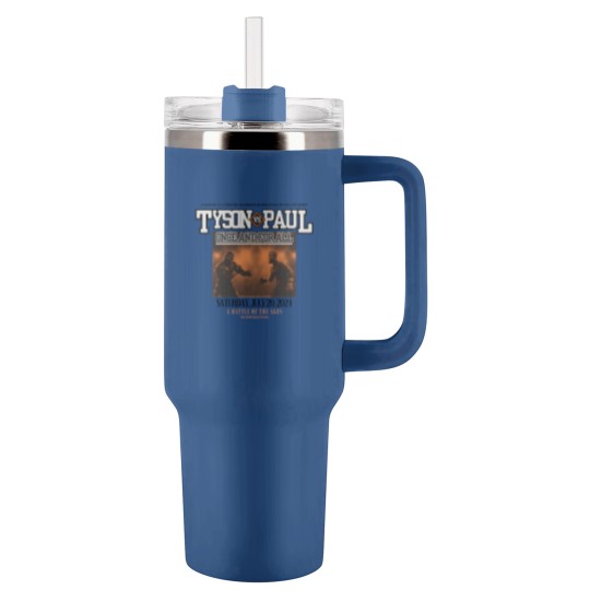Discover Jake Paul Vs Mike Tyson Boxing Tumblers 40 Oz With Handle