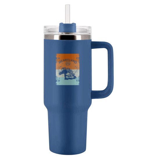 Discover Heartland,heartland ranch,Sunset heartland Tumblers 40 Oz With Handle