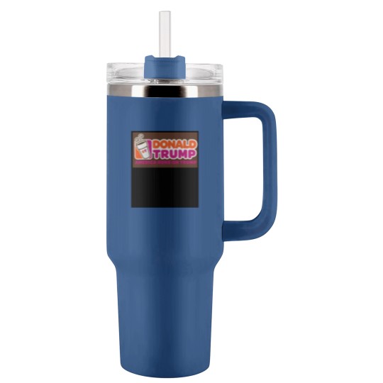 Discover America runs on Trump, Donald Trump Tumblers 40 Oz With Handle, Punny Tumblers 40 Oz With Handle, Dunkin, Coffee Tumblers 40 Oz With Handle