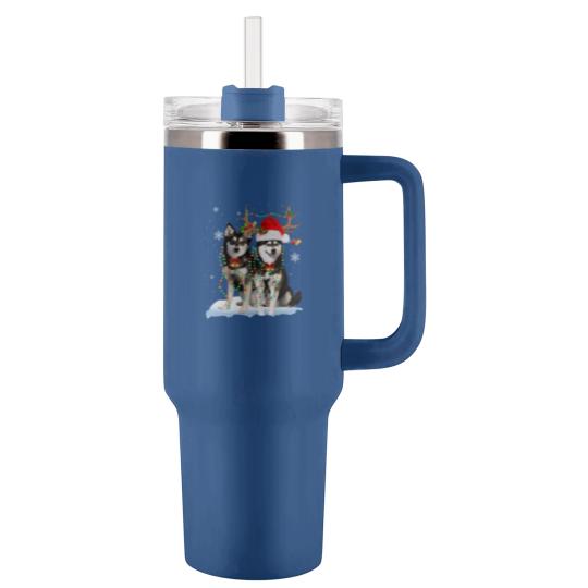 Discover Alaskan Klee Kai Christmas Tree Lights Reindeer Xmas Pajama 151 Tumblers 40 Oz With Handle