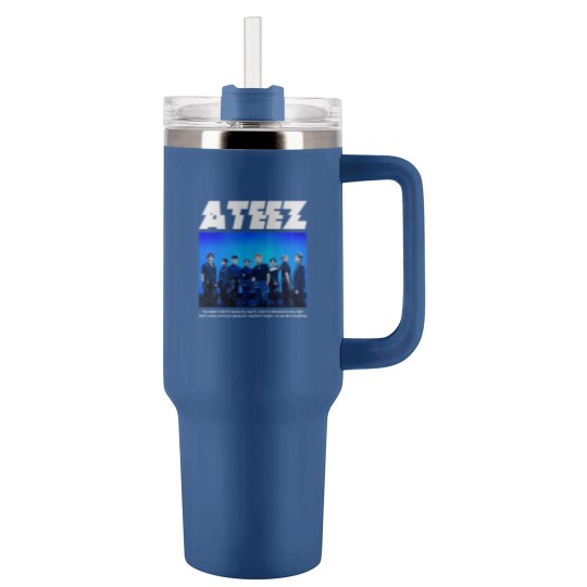 Discover ATEEZ Kpop Ateez The Fellowship Tour 2022 Kpop Tumblers 40 Oz With Handle