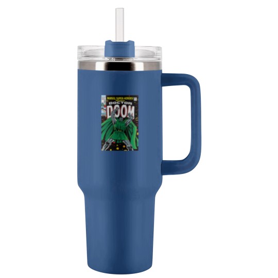 Discover Dr. Dooom Tumblers 40 Oz With Handle, 90's style, Comic Tumblers 40 Oz With Handle