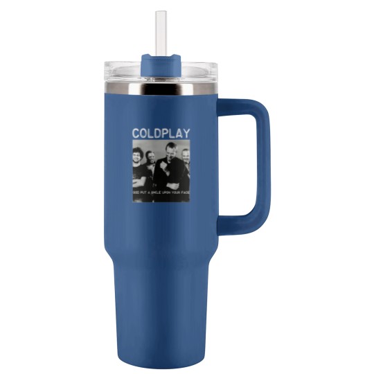 Discover Coldplay World Tour 2025 Tumblers 40 Oz With Handle, Gift Tumblers 40 Oz With Handle For Coldplay Fans