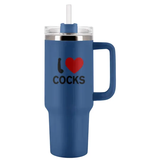 Discover I Love Cocks Tumblers 40 Oz With Handle