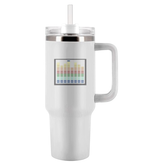 Discover Qualizer-El-Lit-Glowing-Sound-Activated-Gradient-Equalizer Tumblers 40 Oz With Handle