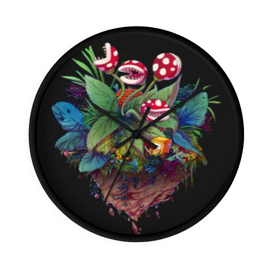 Discover Garden full of Piranha plants - Piranha - Wall Clocks