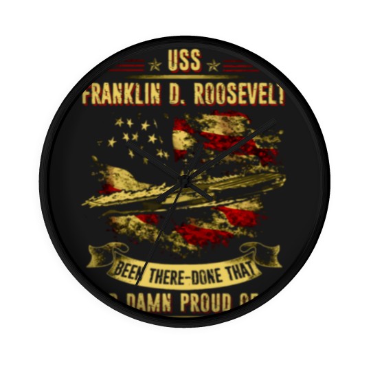 Discover Uss Franklin D Roosevelt (Cv-42) Wall Clocks