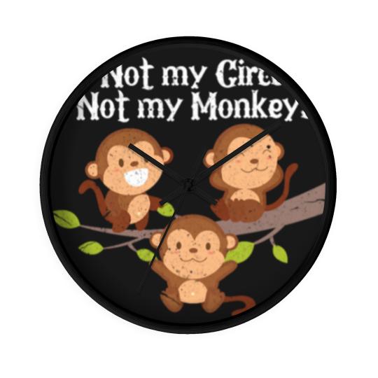 Discover Not My Circus Not My Monkeys Wall Clocks