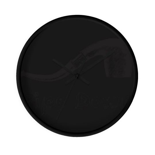 Discover Pipe Down - Pipe - Wall Clocks