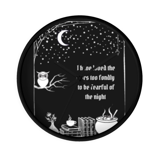 Discover I have loved the stars too fondly Wall Clocks