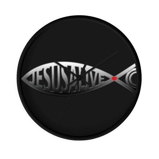 Discover JESUS FISH Wall Clocks