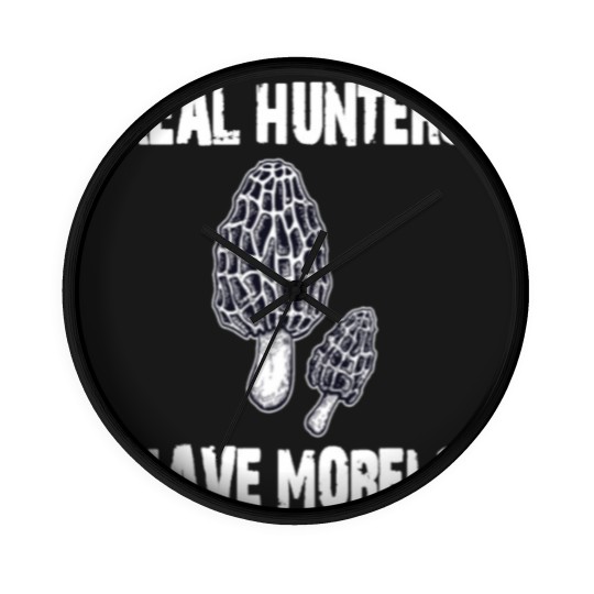 Discover Morel Mushroom Wall Clocks Real Hunters Have Morels Wall Clocks