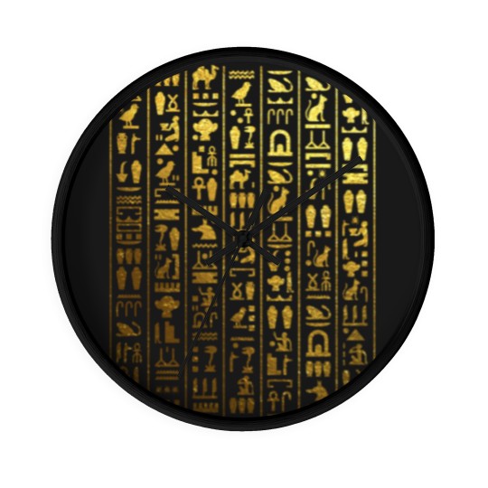 Discover Egyptian Hieroglyphics - Ancient Egypt Wall Clocks