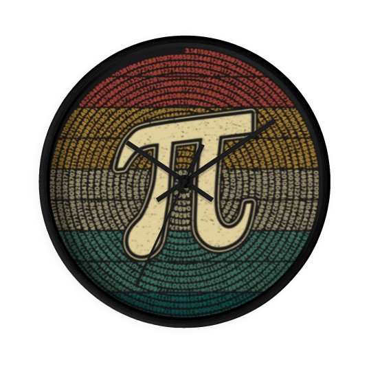 Discover PI Day Math 3.14 Number PI Lover - Pi Day - Wall Clocks