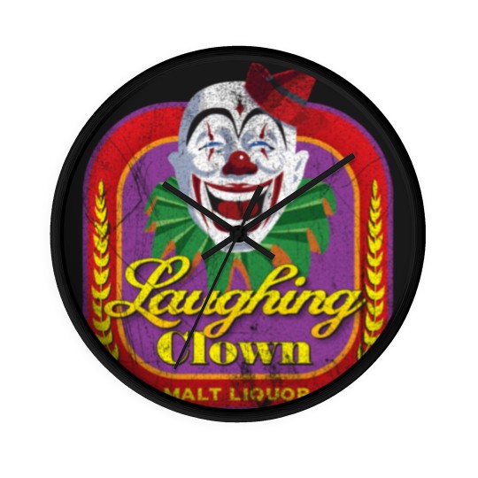 Discover Laughing Clown Malt Liquor Wall Clocks