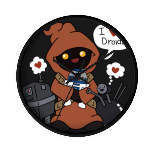 Discover Jawas Love Droids Wall Clocks