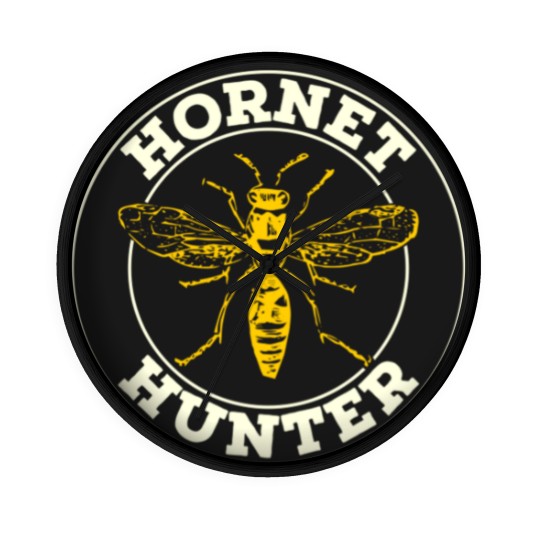 Discover Murder Hornet Hunter - Murder Hornet - Wall Clocks