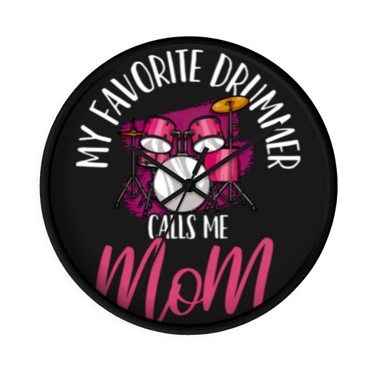 Discover Drummer Mom Drumset Drumming - Drummer Mom - Wall Clocks