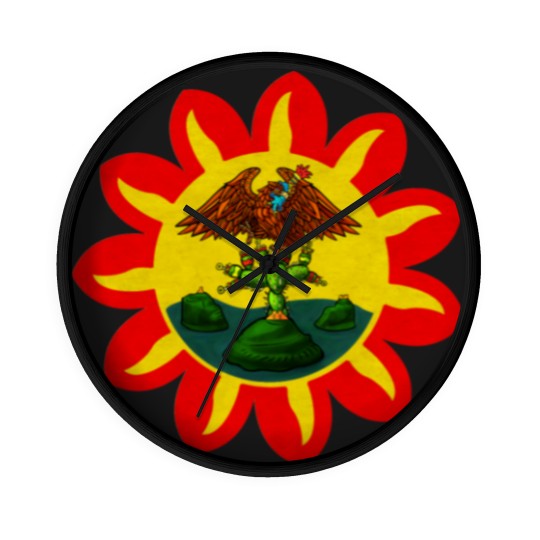 Discover Mexica Flag Wall Clocks