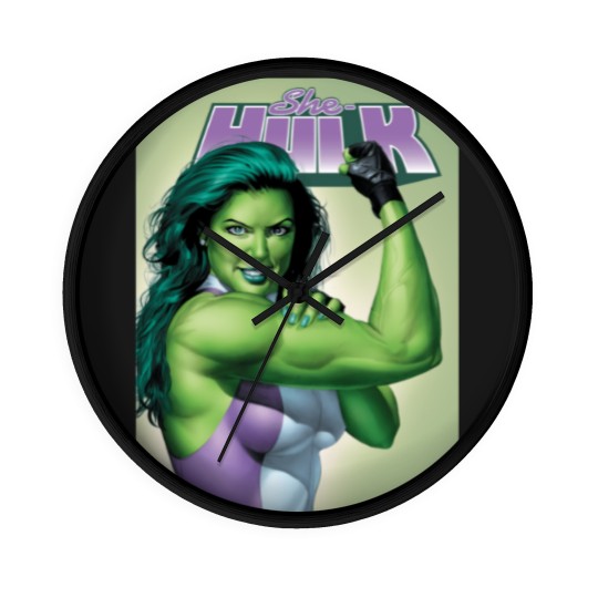 Discover She Hulk Classic Classic Wall Clocks