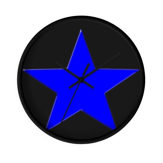 Discover Blue Star Wall Clocks