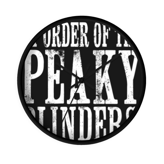 Discover By Order of the Peaky Blinders - Peaky Blinders - Wall Clocks
