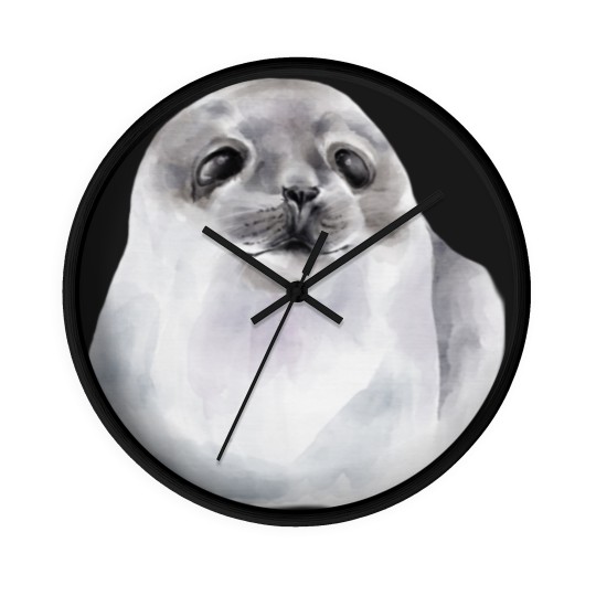 Discover Baby Seal - Seal - Wall Clocks