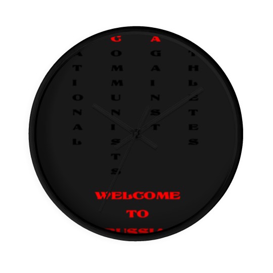 Discover National communists against athletes Wall Clocks