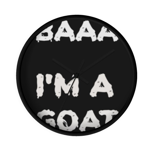 Discover Minimalist Costume Lazy Funny Party Decor Goat Sounds - Goat Costume Adult Baby Kids Decor - Wall Clocks