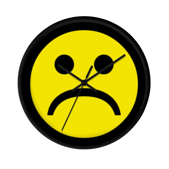 Discover Sad Face Wall Clocks