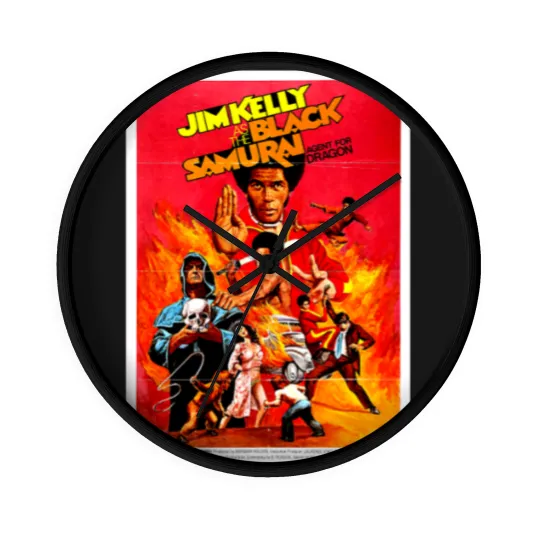 Discover Black Samurai - Blaxploitation - Wall Clocks